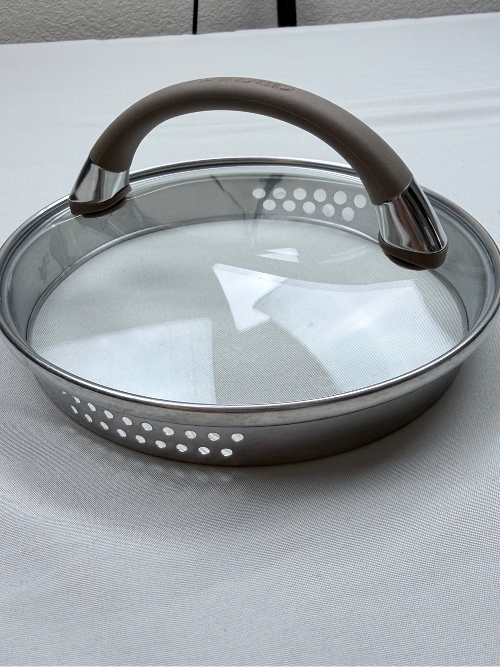 Circulon tempered glass cookware lid